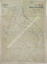 Дело 229. Карта положения французских, английских и бельгийских войск на Западном фронте на 13.04.1918г. М 1:750 000