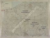 Дело 258. Карта положения французских, английских и бельгийских войск на Западном фронте на 24.09.1918г. М 1:750 000