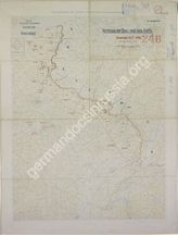 Дело 290. Карта положения французских, английских и бельгийских войск на Западном фронте на 16.07.1916г.М 1:750 000