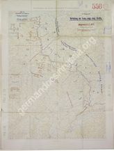 Дело 191. Карта положения французских, английских и бельгийских войск на Западном фронте на 22.05.1917г. М 1:750 000