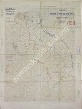Дело 203. Карта положения французских, английских и бельгийских войск на Западном фронте на 02.09.1917г. М 1:750 000