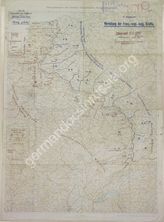Дело 228. Карта положения французских, английских и бельгийских войск на Западном фронте на 08.04.1918г. М 1:750 000