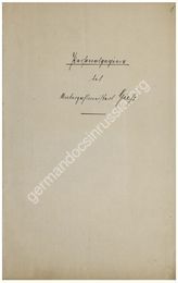 Akte 401. Personalakte des Unterzahlmeisters Karl Giehs (22.11.1878 in Saarburg)