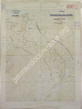 Дело 176. Карта положения французских, английских и бельгийских войск на Западном фронте на 21.02.1917г. М 1:750 000