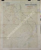 Дело 181. Карта положения французских, английских и бельгийских войск на Западном фронте на 23.03.1917г. М 1:750 000