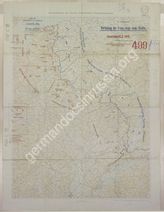 Дело 182. Карта положения французских, английских и бельгийских войск на Западном фронте на 26.03.1917г. М 1:750 000
