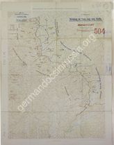 Дело 183. Карта положения французских, английских и бельгийских войск на Западном фронте на 31.03.1917г. М 1:750 000