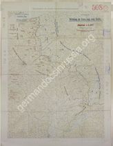 Дело 184. Карта положения французских, английских и бельгийских войск на Западном фронте на 04.04.1917г. М 1:750 000