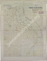 Дело 188. Карта положения французских, английских и бельгийских войск на Западном фронте на 29.04.1917г. М 1:750 000