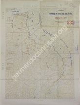 Дело 189. Карта положения французских, английских и бельгийских войск на Западном фронте на 01.05.1917г. М 1:750 000