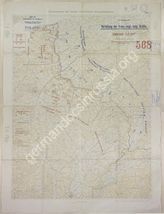 Дело 193. Карта положения французских, английских и бельгийских войск на Западном фронте на 03.06.1917г. М 1:750 000