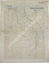 Дело 197. Карта положения французских, английских и бельгийских войск на Западном фронте на 01.07.1917г. М 1:750 000
