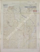 Дело 204. Карта положения французских, английских и бельгийских войск на Западном фронте на 03.09.1917г. М 1:750 000