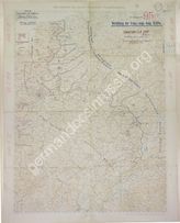Дело 242. Карта положения французских, английских и бельгийских войск на Западном фронте на 23.06.1918г. М 1:750 000