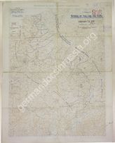 Дело 243. Карта положения французских, английских и бельгийских войск на Западном фронте на 27.06.1918г. М 1:750 000