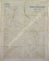 Дело 252. Карта положения французских, английских и бельгийских войск на Западном фронте на 08.08.1918г. М 1:750 000