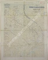 Дело 256. Карта положения французских, английских и бельгийских войск на Западном фронте на 25.08.1918г. М 1:750 000