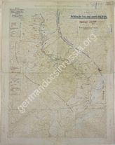 Дело 260. Карта положения французских, английских и бельгийских войск на Западном фронте на 05.10.1918г. М 1:750 000