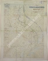 Дело 262. Карта положения французских, английских и бельгийских войск на Западном фронте на 19.10.1918г. М 1:750 000