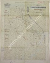 Дело 266. Карта положения французских, английских и бельгийских войск на Западном фронте на 04.11.1918г. М 1:750 000
