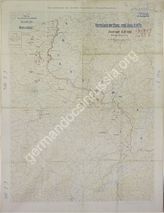 Дело 291. Карта положения французских, английских и бельгийских войск на Западном фронте на 06.08.1916г.
М 1:750 000