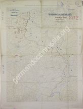 Дело 294. Карта положения французских, английских и бельгийских войск на Западном фронте на 10.09.1916г.М 1:750 000