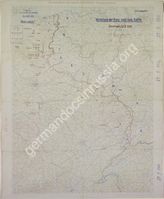 Дело 295. Карта положения французских, английских и бельгийских войск на Западном фронте на 29.09.1916г.М 1:750 000