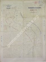 Дело 300. Карта положения французских, английских и бельгийских войск на Западном фронте на 04.12.1916г.М 1:750 000