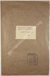Akte 459. Wöchentliche Überblickskarten zum 1. Weltkrieg vom 10.1.1919 und 25.3.1919 (gedruckt)