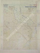 Дело 209. Карта положения французских, английских и бельгийских войск на Западном фронте на 07.11.1917г. М 1:750 000