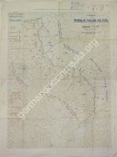 Дело 218. Карта положения французских, английских и бельгийских войск на Западном фронте на 01.01.1918г. М 1:750 000
