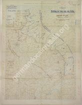 Дело 230. Карта положения французских, английских и бельгийских войск на Западном фронте на 16.04.1918г. М 1:750 000