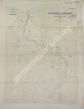 Дело 284. Карта положения французских, английских и бельгийских войск на Западном фронте на 27.03.1916г.М 1:750 000