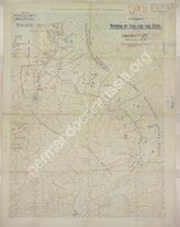 Дело 232. Карта положения французских, английских и бельгийских войск на Западном фронте на 25.04.1918г. М 1:750 000