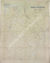 Дело 233. Карта положения французских, английских и бельгийских войск на Западном фронте на 01.05.1918г. М 1:750 000