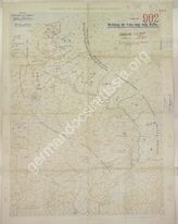 Дело 234. Карта положения французских, английских и бельгийских войск на Западном фронте на 04.05.1918г. М 1:750 000